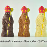 Saint-Nicolas colorés - 25 cm de haut - 22,00 €